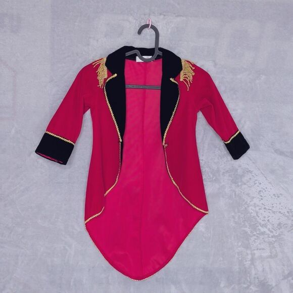 Trish Scully Child Other - TRISH SCULLY Red Velvet Ringmaster Jacket Boys Size 3Y Halloween Dress Up Fringe